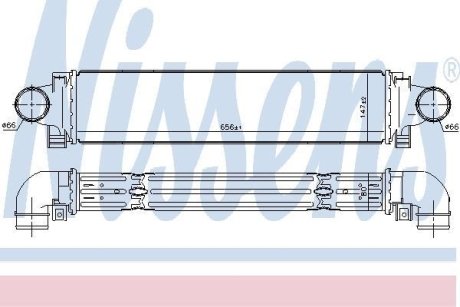 Радіатор наддуву NISSENS 96346