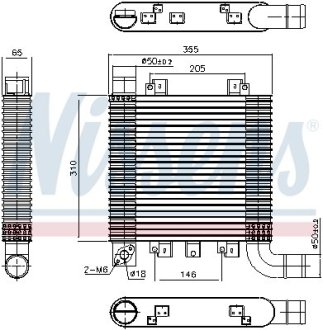 Радиатор наддува NISSENS 96366