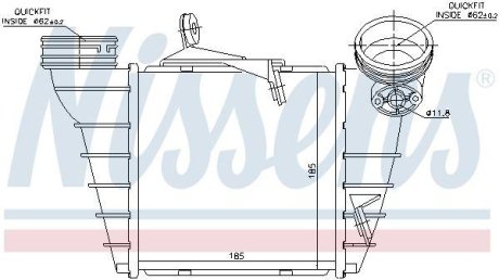 Радіатор наддуву NISSENS 96773