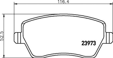 Колодки гальмівні дискові передні Renault Duster, Dokker, Logan, Kangoo 1.5, 1.6 (08-) NISSHINBO NP2010