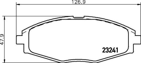 Колодки тормозные дисковые передние Chery QQ/Daewoo Matiz 0.8, 1.0 (03-) NISSHINBO NP6006