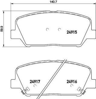 Колодки гальмівні дискові передні Kia Ceed, i30 1.4, 1.6 (12-) NISSHINBO NP6047