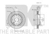 Диск гальмівний перед. Daewoo Nubira 97-/Chevrolet Epica/Evanda/Lacetti 05- NK 205009 (фото 3)