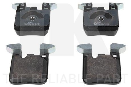 Колодки тормозные задние BMW 1/3/4 1.5-3.0H 03.11- NK 221565