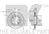 Диск гальмівний невентильований NK 312264 (фото 3)