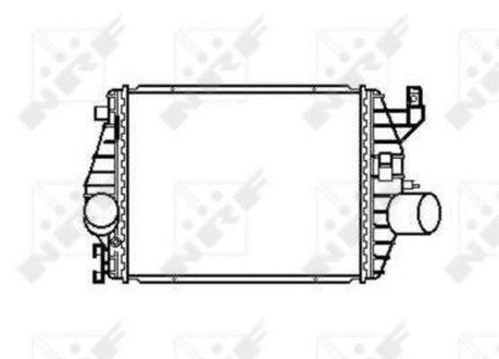 Радіатор інтеркулера MB Vito (W638)-03 NRF 30424