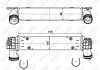 Радиатор интеркулера BMW 1 (E81/E82/E87/E88)/3 (E90-E93)/X1 (E84) 2.0D N47 04-15 NRF 30907A (фото 1)