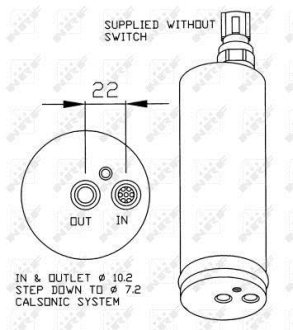 Осушитель кондиционера NRF 33181