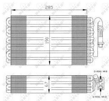 Випарювач кондиціонера NRF 36026