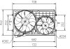 Вентиляторы радиатора (электрические) VW Caddy 04-11 (с дифузором) NRF 47394 (фото 5)