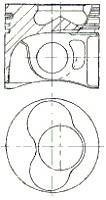 Поршень NURAL 87-114907-35