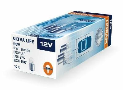 Автолампа R5W 12V 5W BA15s Ultra Life OSRAM 5007ULT