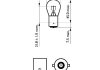 Лампа розжарювання P21W 12V 21W BA15s LongerLife EcoVision (вир-во) PHILIPS 12498LLECOCP (фото 3)