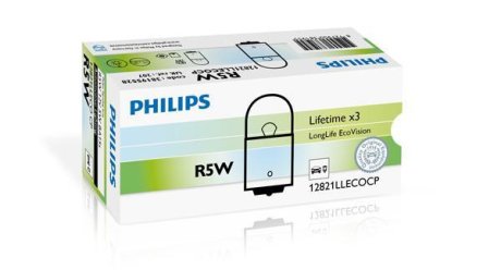 Автолампа 5W PHILIPS 12821LLECOCP