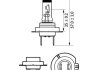 Автолампа H7 B1 12V 55W PX26d RacingVision GT200 +200% (1 шт. в блістері) PHILIPS 12972RGTB1 (фото 3)