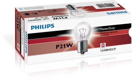 P21W MasterDuty 24V 21W BA15s PHILIPS 13498MDCP