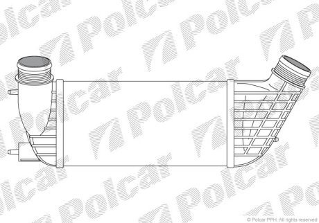 Интеркуллер PSA Expert/Jumpy/Scudo 2.0Hdi 07- Polcar 2397J8-2