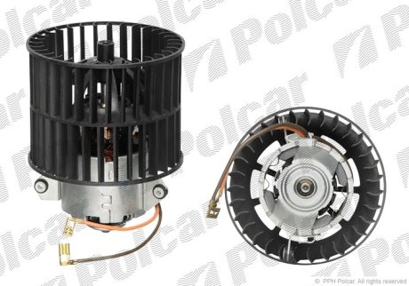 Вентилятор салона Opel Astra F, Calibra A, Vectra A Saab 900 1.4-2.5 04.88-01.05 Polcar 5507NU-1