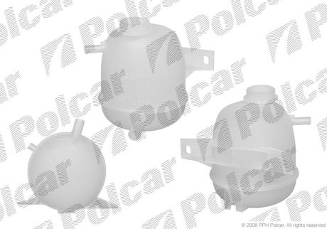 Бачок компенсаційний Renault Clio II 1.2-1.6 16V, 1.9 D Polcar 6015ZB-1