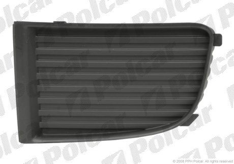 Решітка протитуманки в бампері права Skoda Fabia 99- Polcar 691327-8