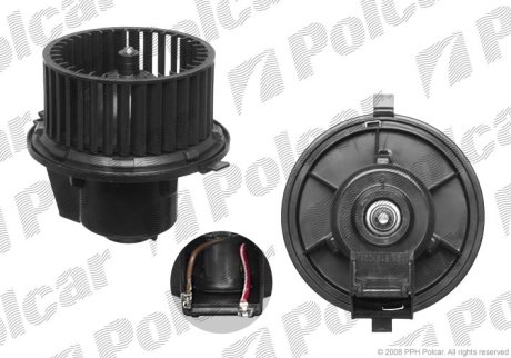 Вентилятор салона Seat Toledo VW Corrado, Golf II, Jetta 1.0-2.9 08.83-03.99 Polcar 9534NU-1