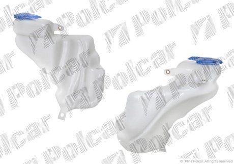 Бачок склоомивача VW Passat B5 97-00 Polcar 9548ZBS-2