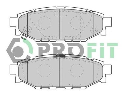 Колодки тормозные дисковые PROFIT 5000-1947