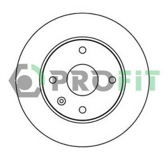 Диск тормозной PROFIT 5010-1257