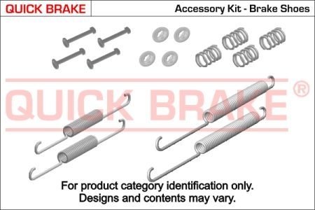 Комплект пружинок колодок ручника Opel Frontera 92-98 QUICK BRAKE 1050016