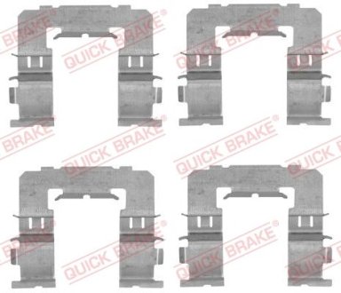 Планка суппорта (переднего) прижимная (к-кт) Subaru Forester/Impreza/Outback 03- (Tokico) QUICK BRAKE 109-1742