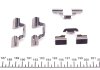 Планка супорта (заднього) притискна (к-кт) Renault Scenic I/Megane II 98- QUICK BRAKE 109-1749 (фото 2)