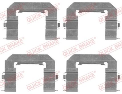 Планка суппорта (переднего) прижимная (к-кт) Opel Antara/Chevrolet Captiva 2.0-3.2 06- (Akebono) QUICK BRAKE 109-1761