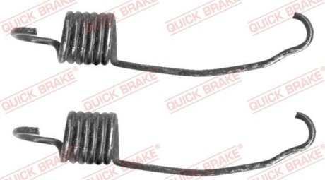 Пружины суппорта (заднего) Opel Astra G 98-05 (К-кт L+R) QUICK BRAKE 1130505