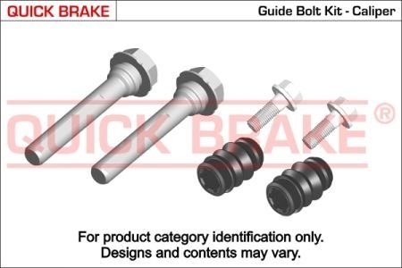 Направляющая суппорта (переднего/к-кт) Toyota Corolla 99-08 (Lucas) QUICK BRAKE 113-1376X