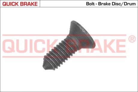 Болт кріплення гальмівного диска Hyundai Santa Fe/Kia Sportage 01- QUICK BRAKE 11667