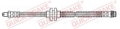 Шланг тормозной (передний) Renault Megane II/Scenic II 03- (L=428mm) M10x1/M12x1 QUICK BRAKE 37.921