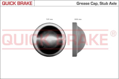 Кришка підшипника маточини колеса QUICK BRAKE 9829