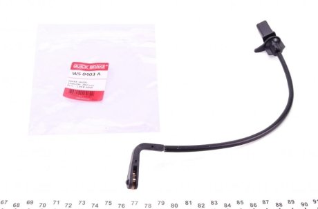 Датчик износа тормозных колодок (передних) Audi A4/A5/Q5 15- (L=283mm) QUICK BRAKE WS 0403 A