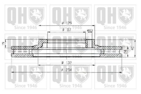 Тормозные диски QUINTON HAZELL BDC5167