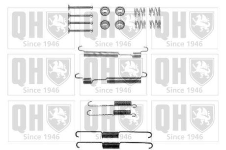 Ремкомплект гальмівних колодок QUINTON HAZELL BFK459