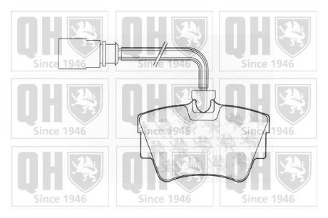 Гальмівні колодки дискові QUINTON HAZELL BP1050