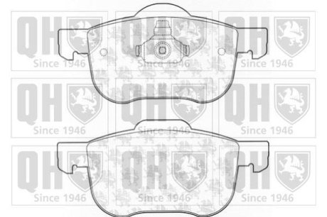 Гальмівні колодки дискові QUINTON HAZELL BP1103