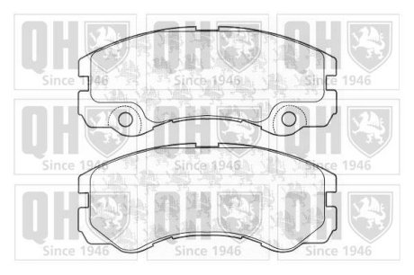 Гальмівні колодки дискові QUINTON HAZELL BP1204