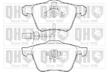 Тормозные колодки дисковые QUINTON HAZELL BP1421