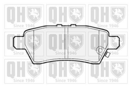 Гальмівні колодки дискові QUINTON HAZELL BP1527