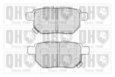 Гальмівні колодки дискові QUINTON HAZELL BP1619