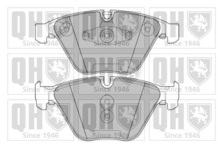 Тормозные колодки дисковые QUINTON HAZELL BP1689