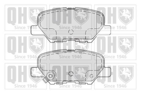 Тормозные колодки дисковые QUINTON HAZELL BP1844