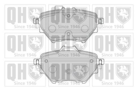Гальмівні колодки дискові QUINTON HAZELL BP1847