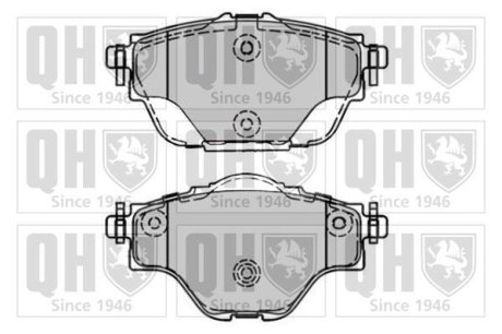 Гальмівні колодки дискові QUINTON HAZELL BP1848 (фото 1)